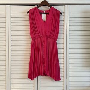 Riffraff pink mini dress